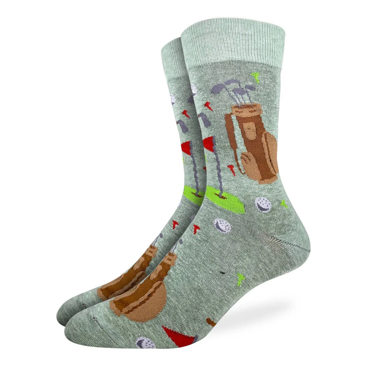 Good Luck Sock Men's Golf Green Socks
