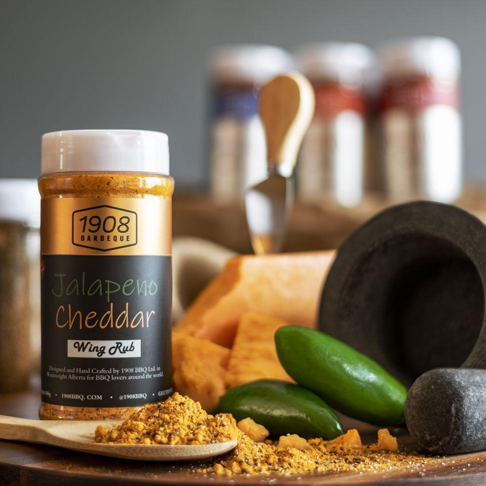 1908 BBQ Jalapeno Cheddar Wing Rub - A&M Clothing & Shoes - Westlock