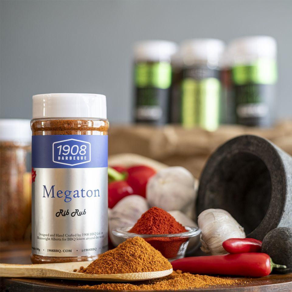 1908 BBQ Megaton Memphis Rib Rub - A&M Clothing & Shoes - Westlock