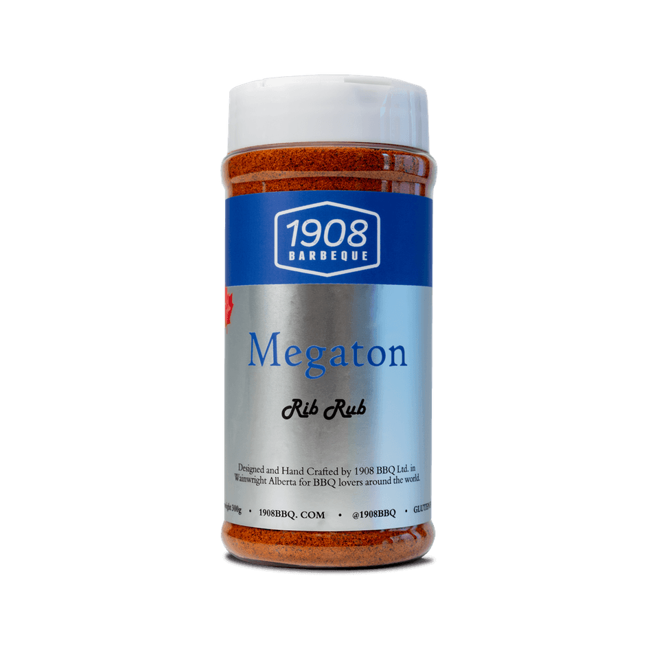 1908 BBQ Megaton Memphis Rib Rub - A&M Clothing & Shoes - Westlock