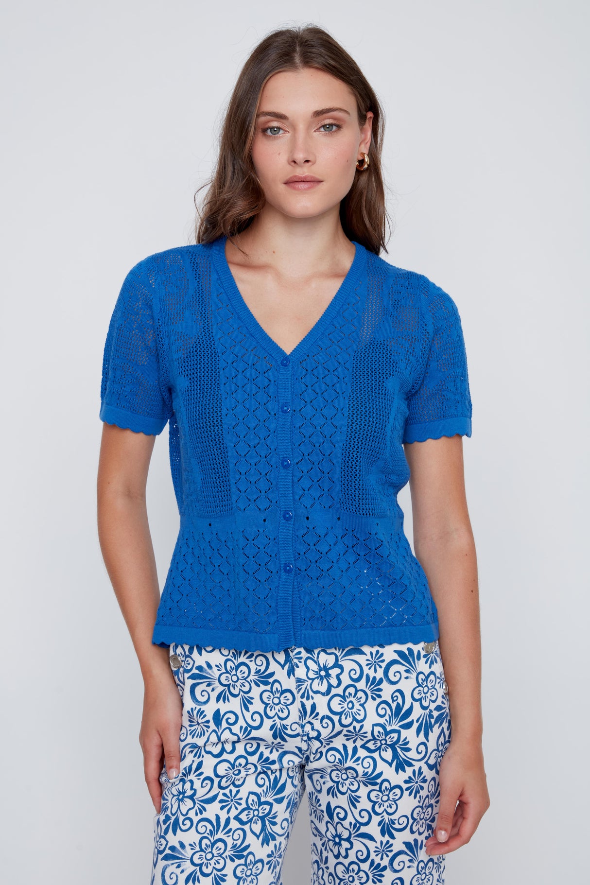 CYC Women's Short Sleeve Cardigan