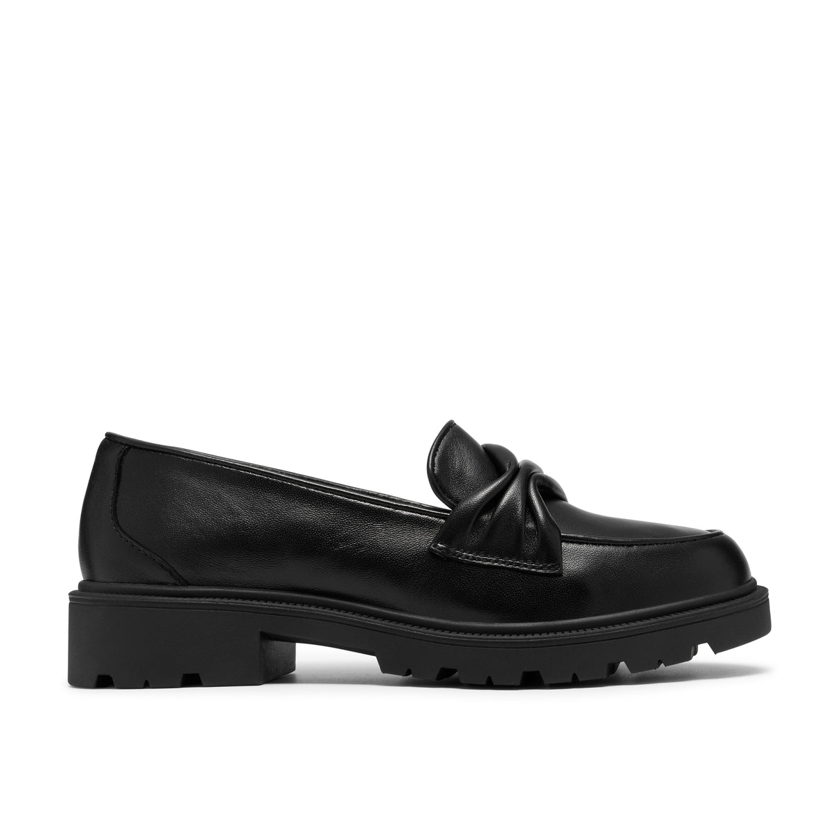 Clarks Women's Code L Edge Black Leather Loafers