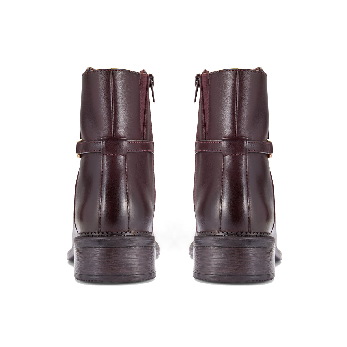 Clarks Women's Maye Kaylie Merlot Leather Boots