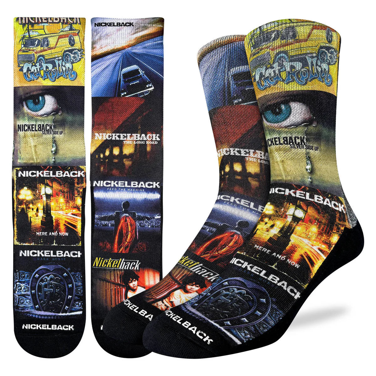 Good Luck Sock Men's Nickelback Albums Socks