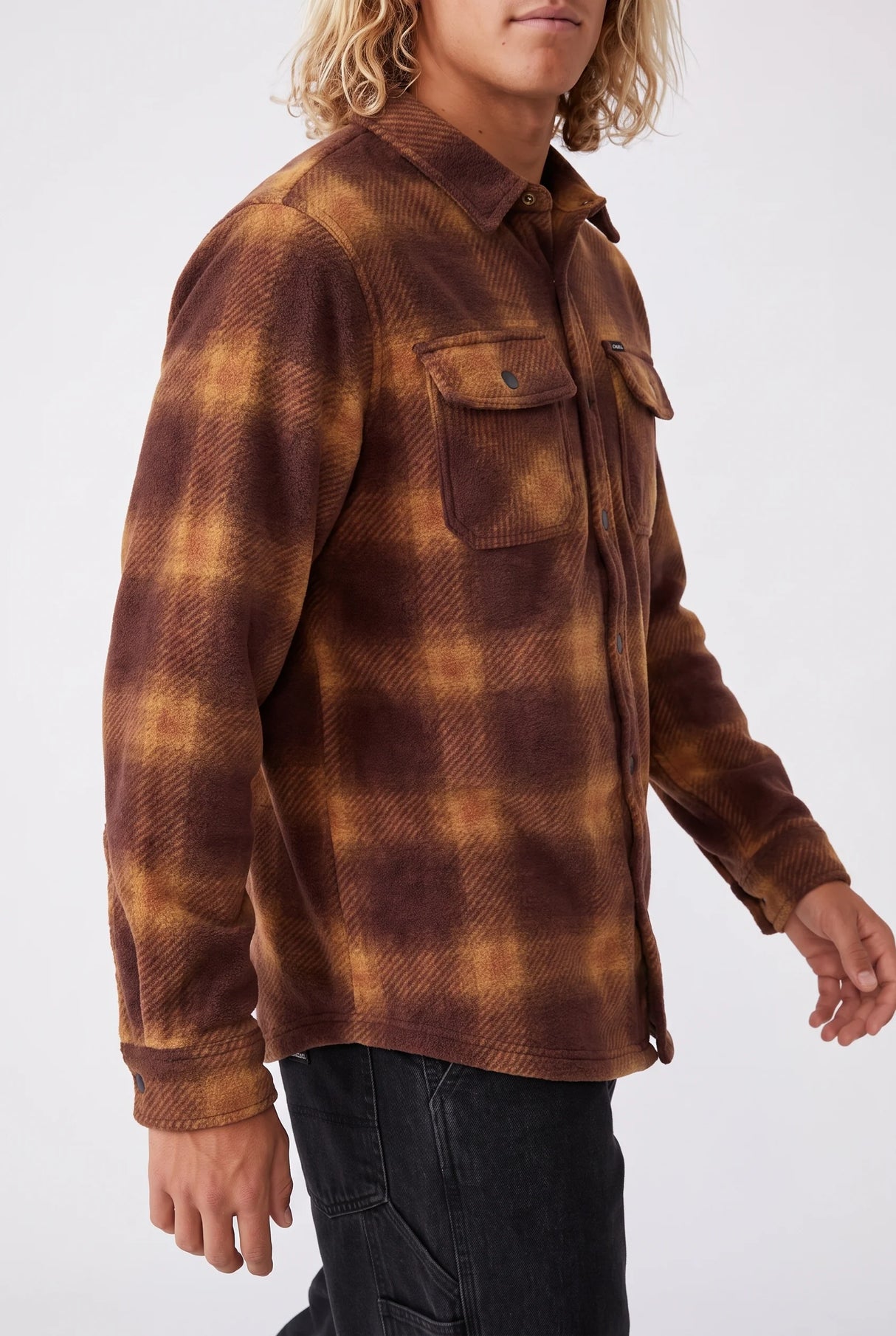 O'Neill Men's Glacier Plaid Superfleece
