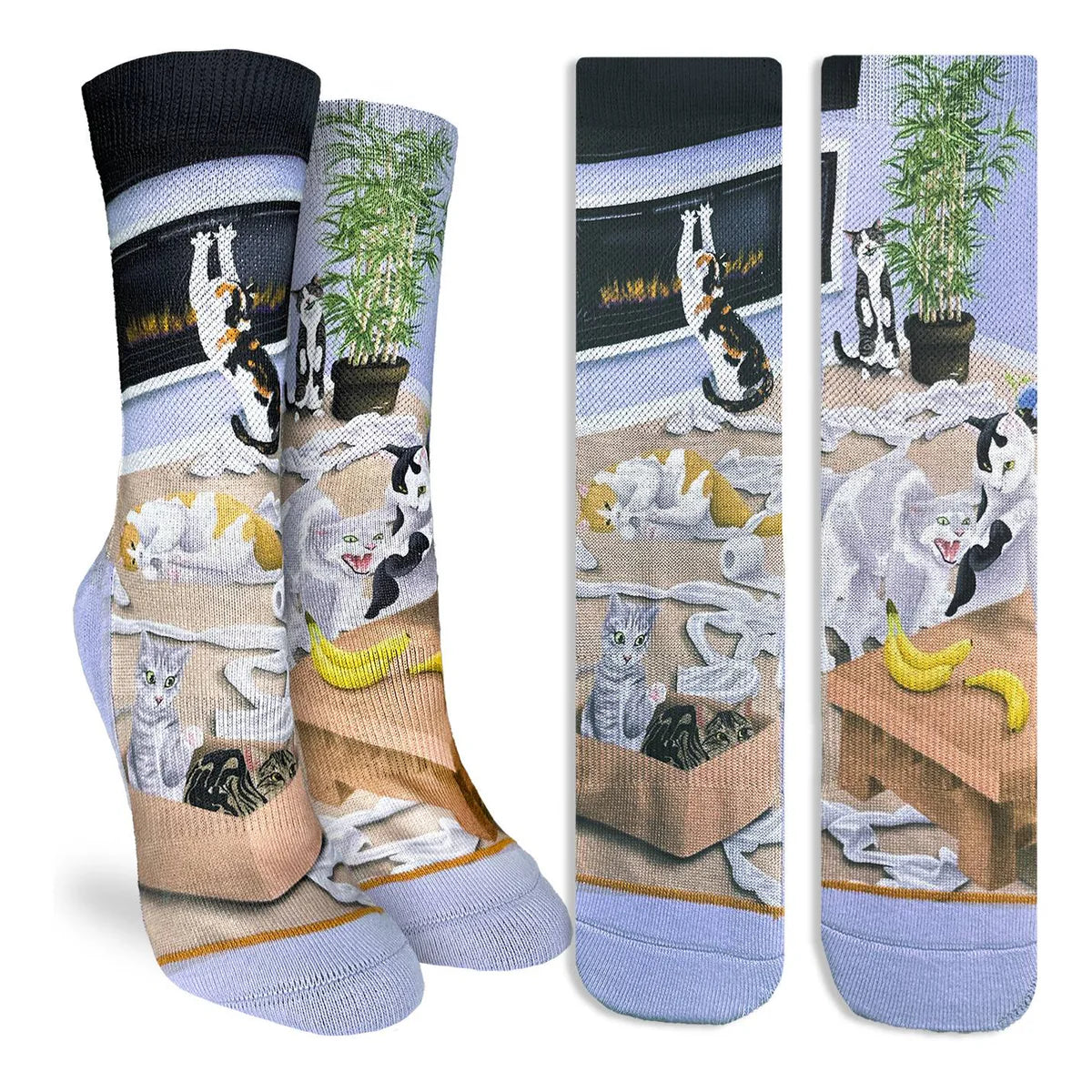 Good Luck Sock Women's Cats Causing Catastrophe Socks