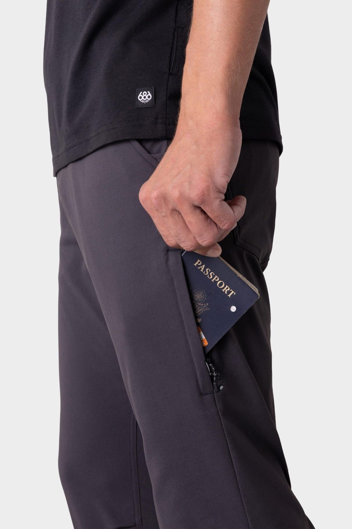 686 Men's Everywhere Pant Relax Fit - Charcoal