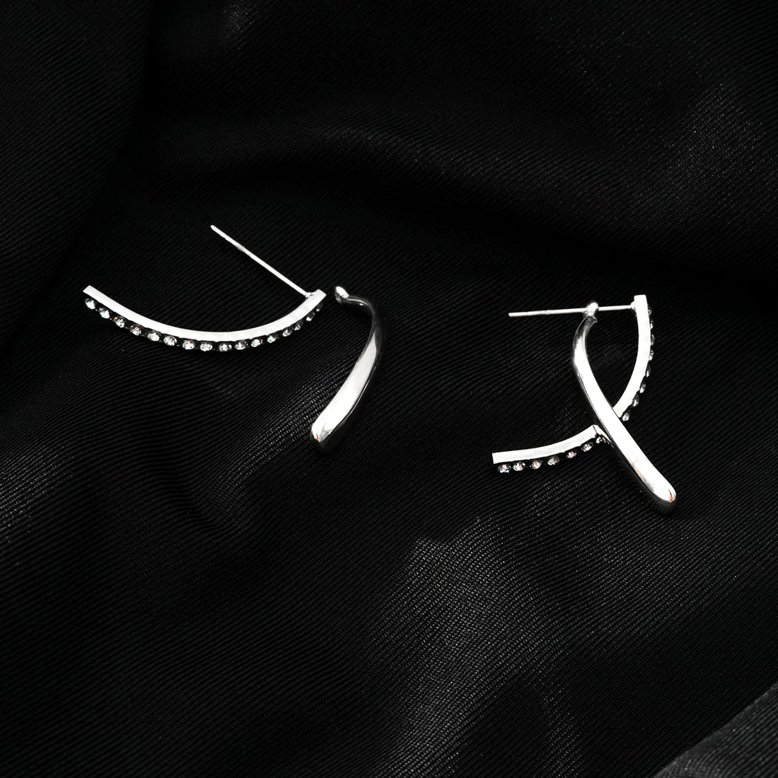 Hackney Nine Creeda Silver Earrings