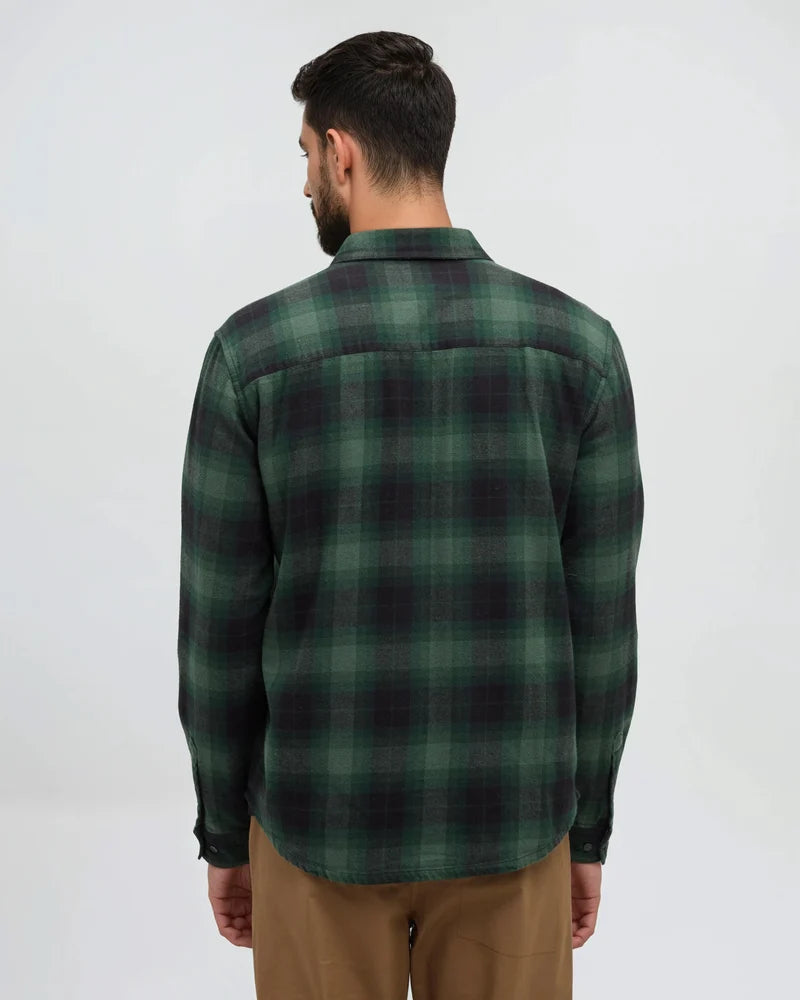 tentree Men's Forest Flannel Button-Up Shirt