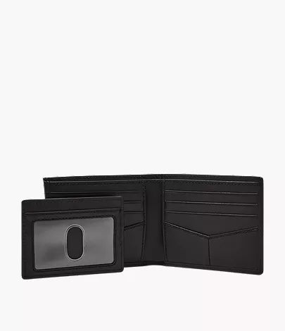 Fossil Men's Derrick Sliding 2-in-1 Wallet Black