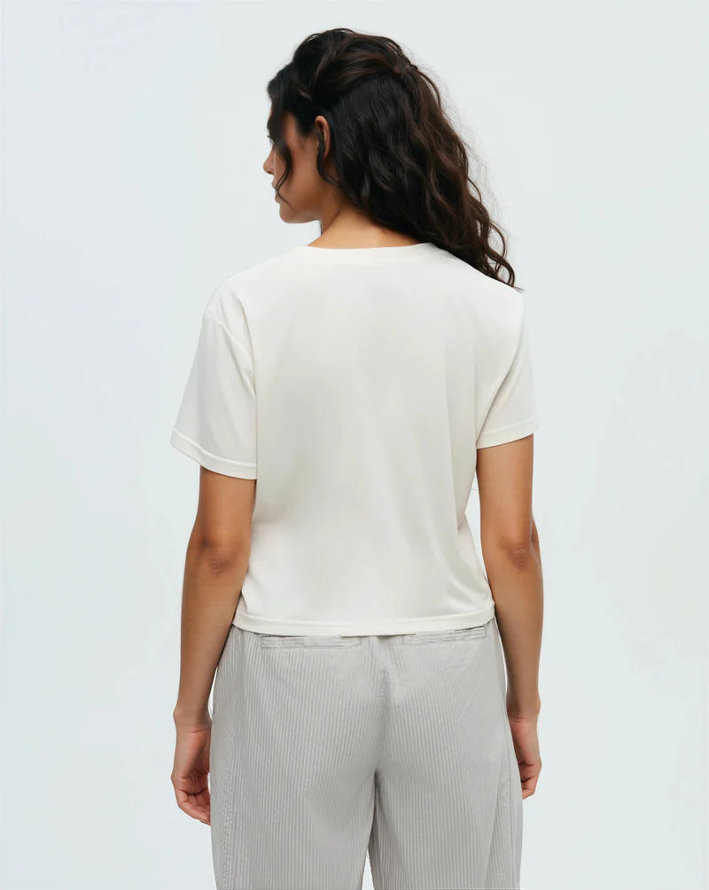 tentree Women's Floral Crop T-Shirt