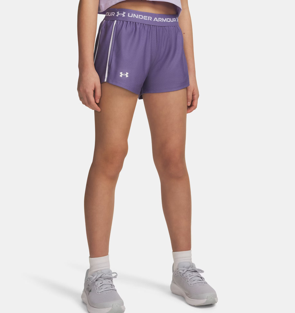 Under Armour Youth Girls Tech Play Up Shorts