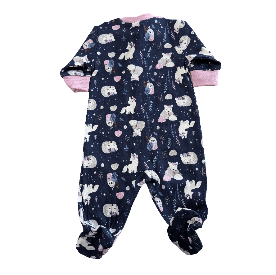 Badaboom Baby Girls Zip - Up Sleeper - A&M Clothing & Shoes - Westlock