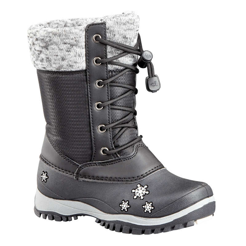 Baffin Kids Girls Avery Winter Boots - Black