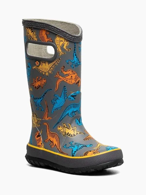 Bogs Kids Boys Rainboot Super Dino - A&M Clothing & Shoes - Westlock