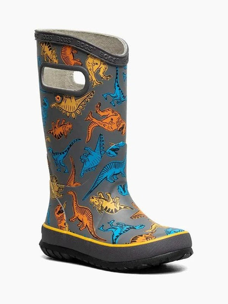 Bogs Kids Boys Rainboot Super Dino - A&M Clothing & Shoes - Westlock