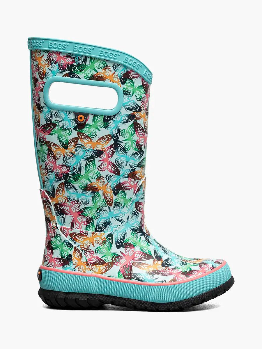 Bogs Kids Girls Rainboot Butterfly Camo - A&M Clothing & Shoes - Westlock