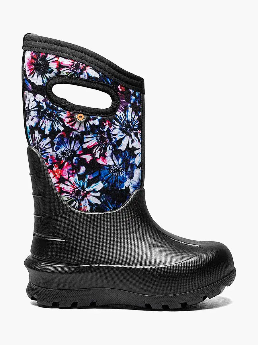 Bogs Kids Neo - Classic Boots Real Flower - A&M Clothing & Shoes - Westlock
