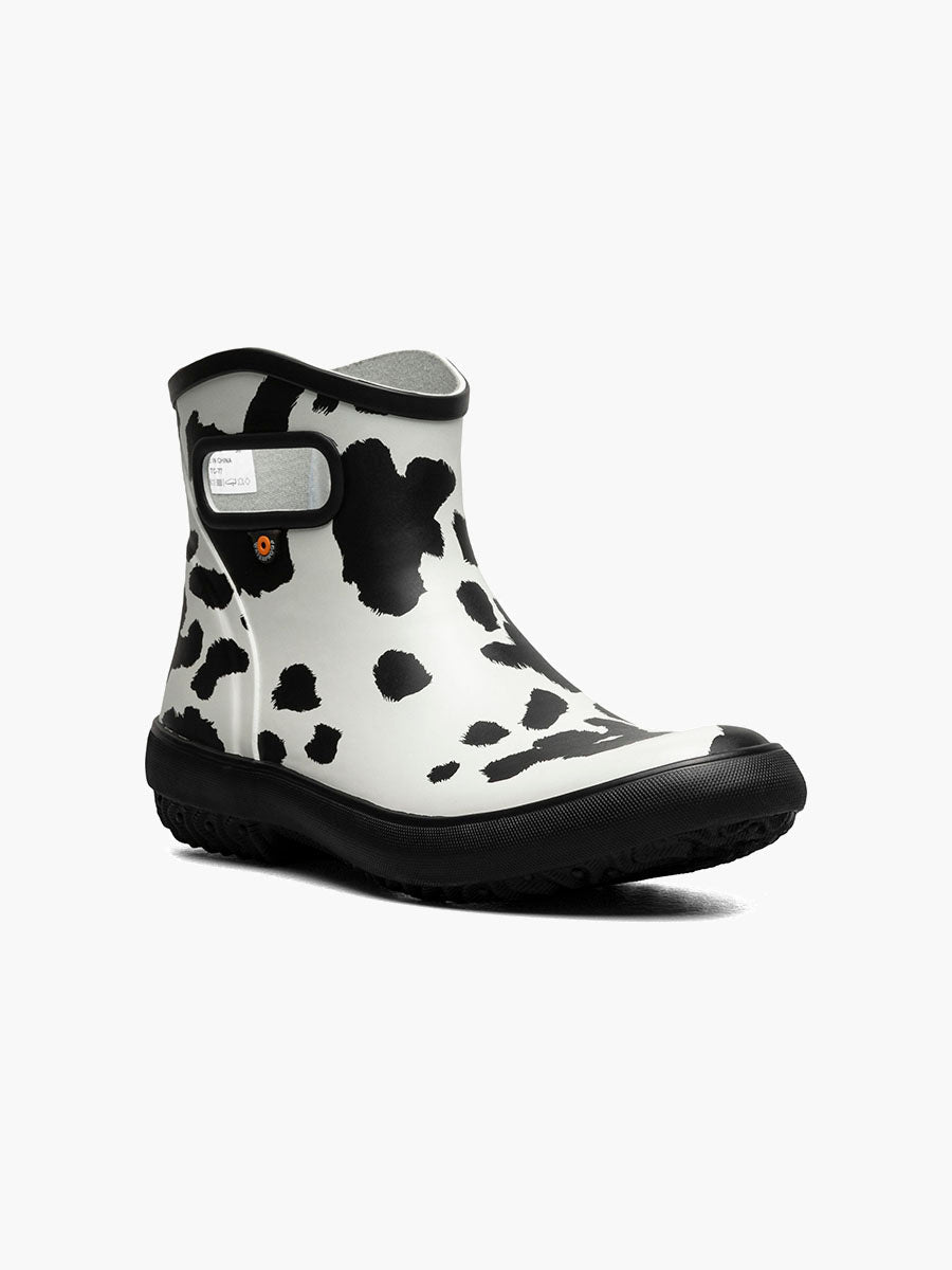Bogs Women's Patch Ankle Rainboot Cow - A&M Clothing & Shoes