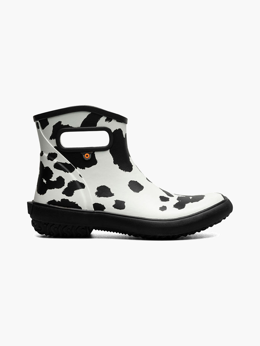 Bogs Women's Patch Ankle Rainboot Cow - A&M Clothing & Shoes