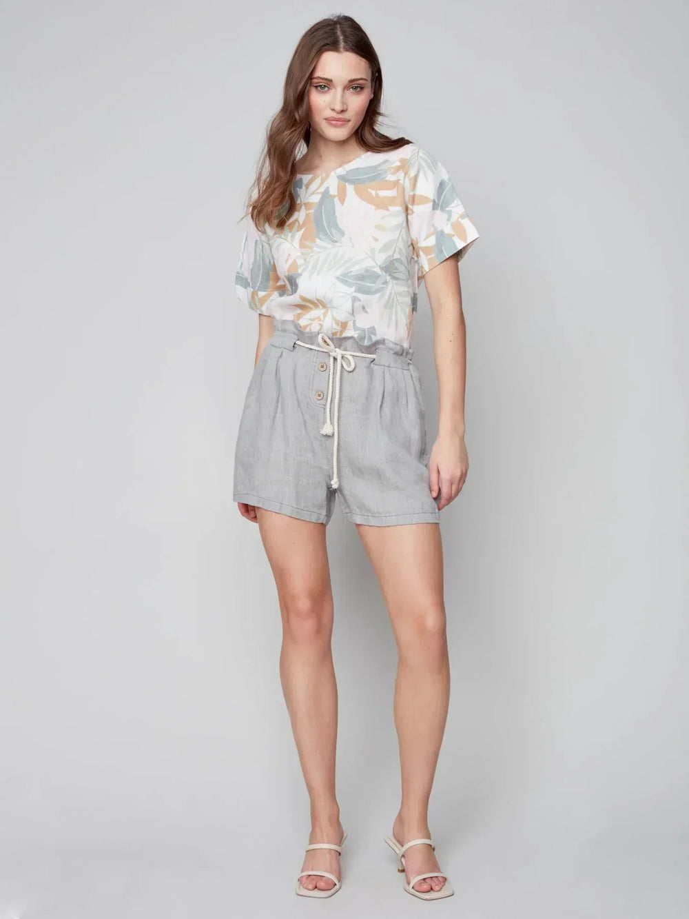 Charlie B Women's Linen Shorts - A&M Clothing & Shoes - Westlock