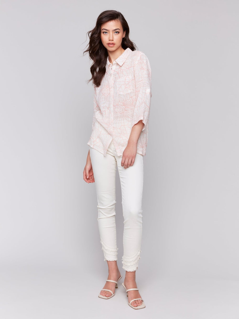 Charlie B Women's Printed LS Shirt - A&M Clothing & Shoes - Westlock