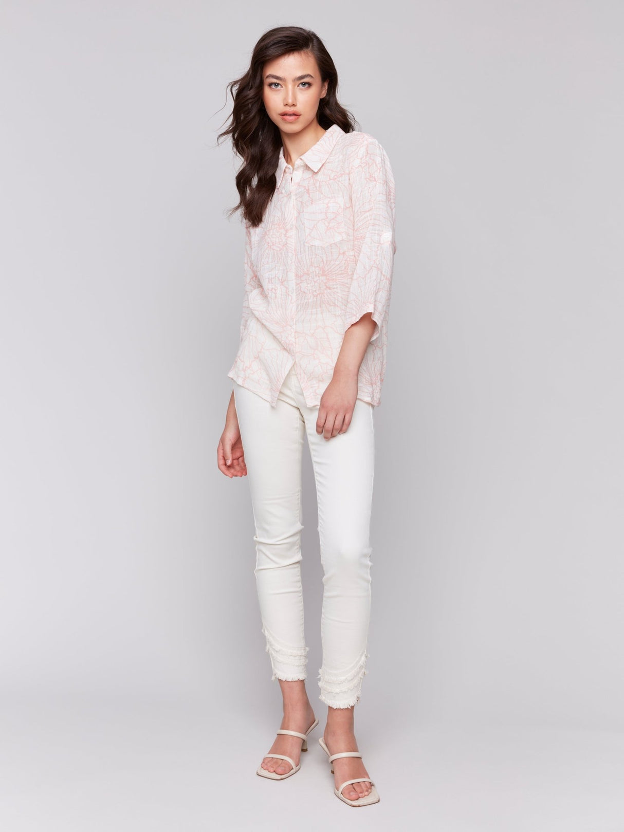 Charlie B Women's Printed LS Shirt - A&M Clothing & Shoes - Westlock
