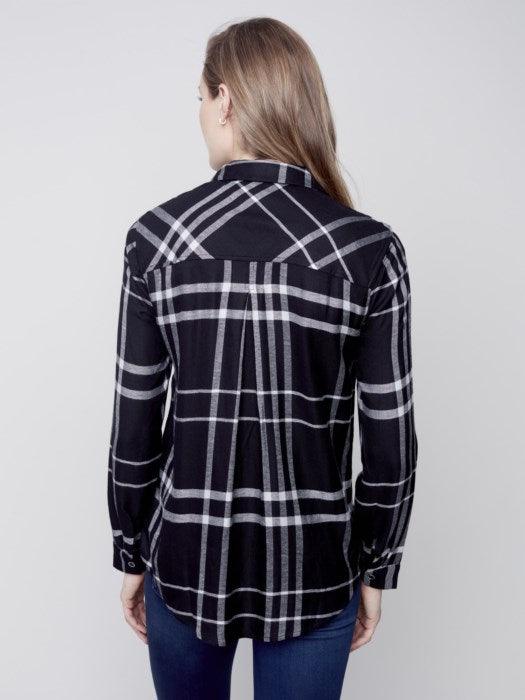 Charlie B Women's Soft Plaid Shirt - A&M Clothing & Shoes - Westlock