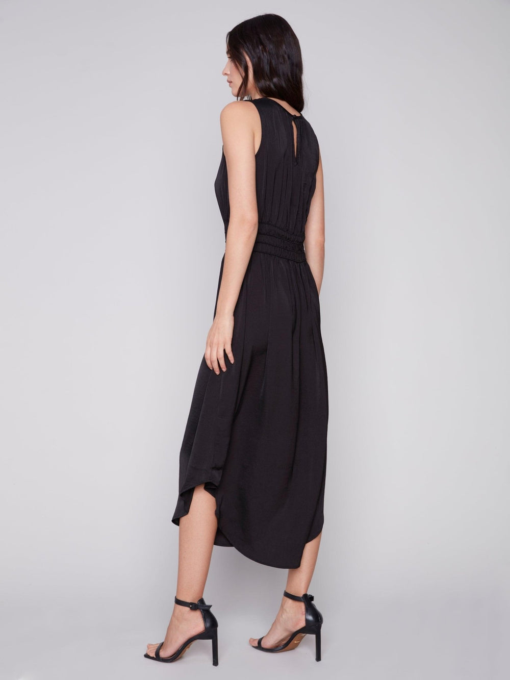 Charlie B Women's Solid Sleeveless Dress - A&M Clothing & Shoes - Westlock