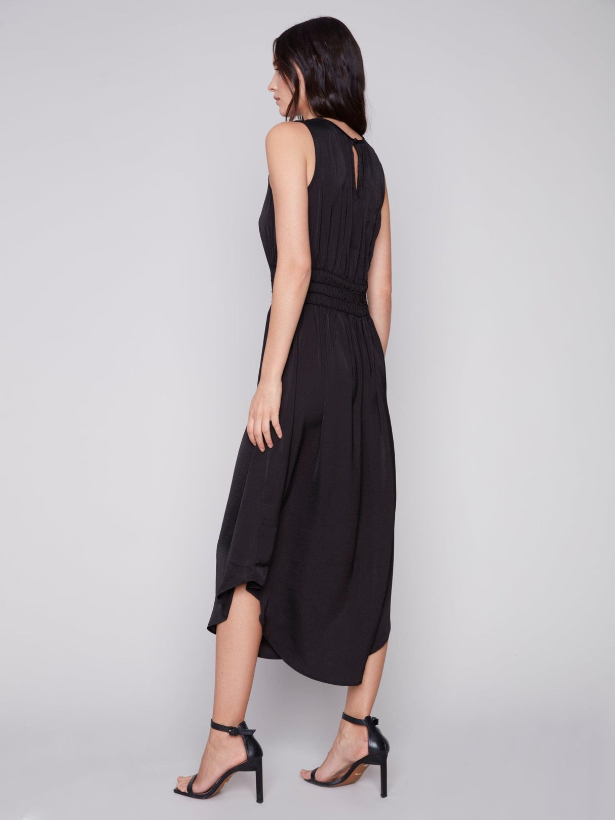 Charlie B Women's Solid Sleeveless Dress - A&M Clothing & Shoes - Westlock
