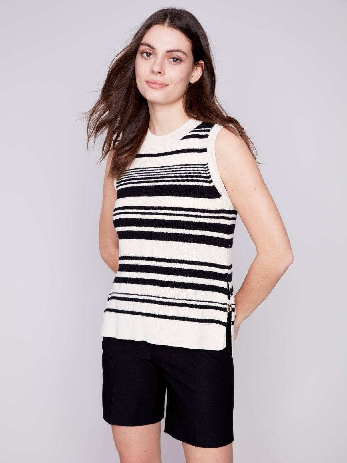 Charlie B Women's Sweater Vest - A&M Clothing & Shoes - Westlock
