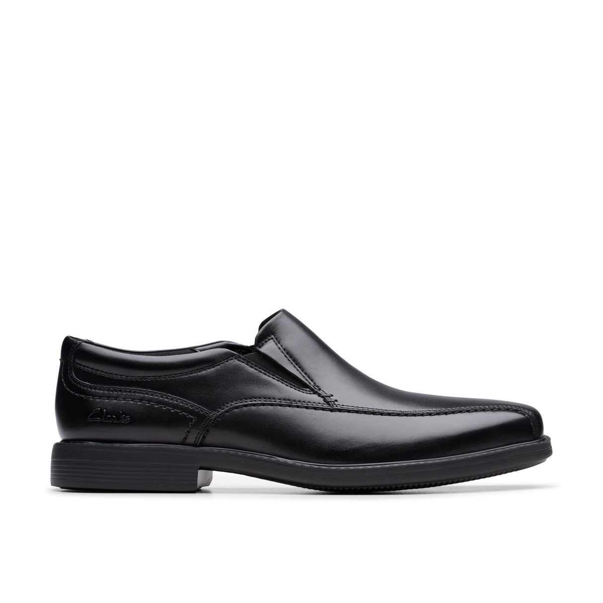 Clarks Men's Dresslite Step Black Leather Dress Shoes - A&M Clothing & Shoes - Westlock