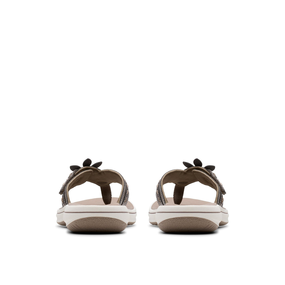 Clarks Women's Breeze Opal Pewter Sandals - A&M Clothing & Shoes - Westlock