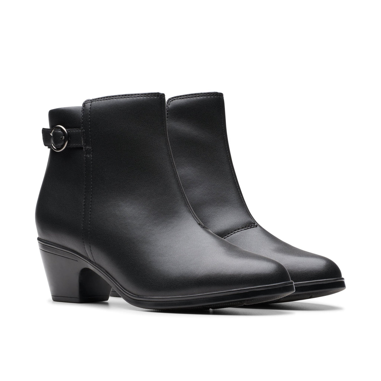 Clarks Women's Emily2 Belle Leather Boot - A&M Clothing & Shoes - Westlock