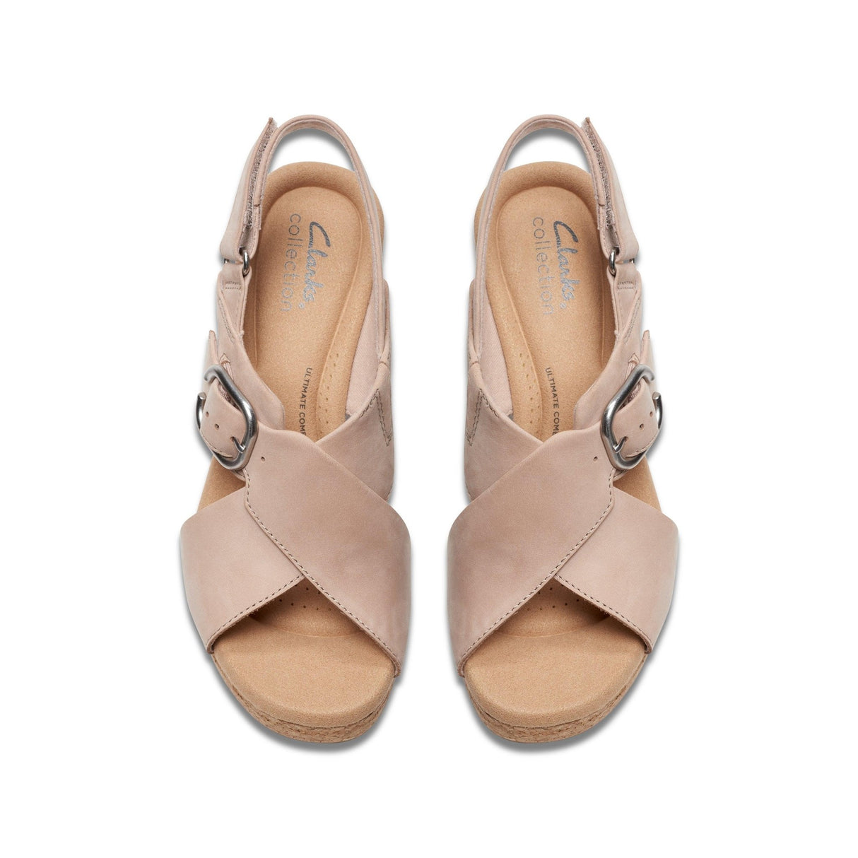 Clarks Women's Giselle Dove Sandals - A&M Clothing & Shoes - Westlock