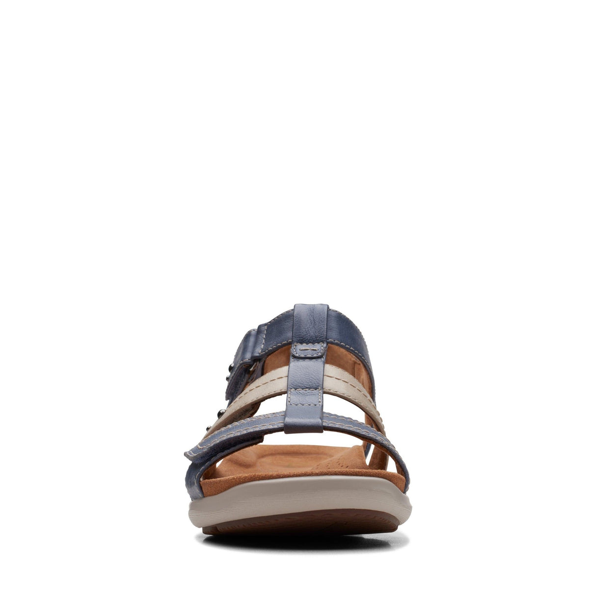 Clarks Women's Kitly Step Denim Sandals - A&M Clothing & Shoes - Westlock