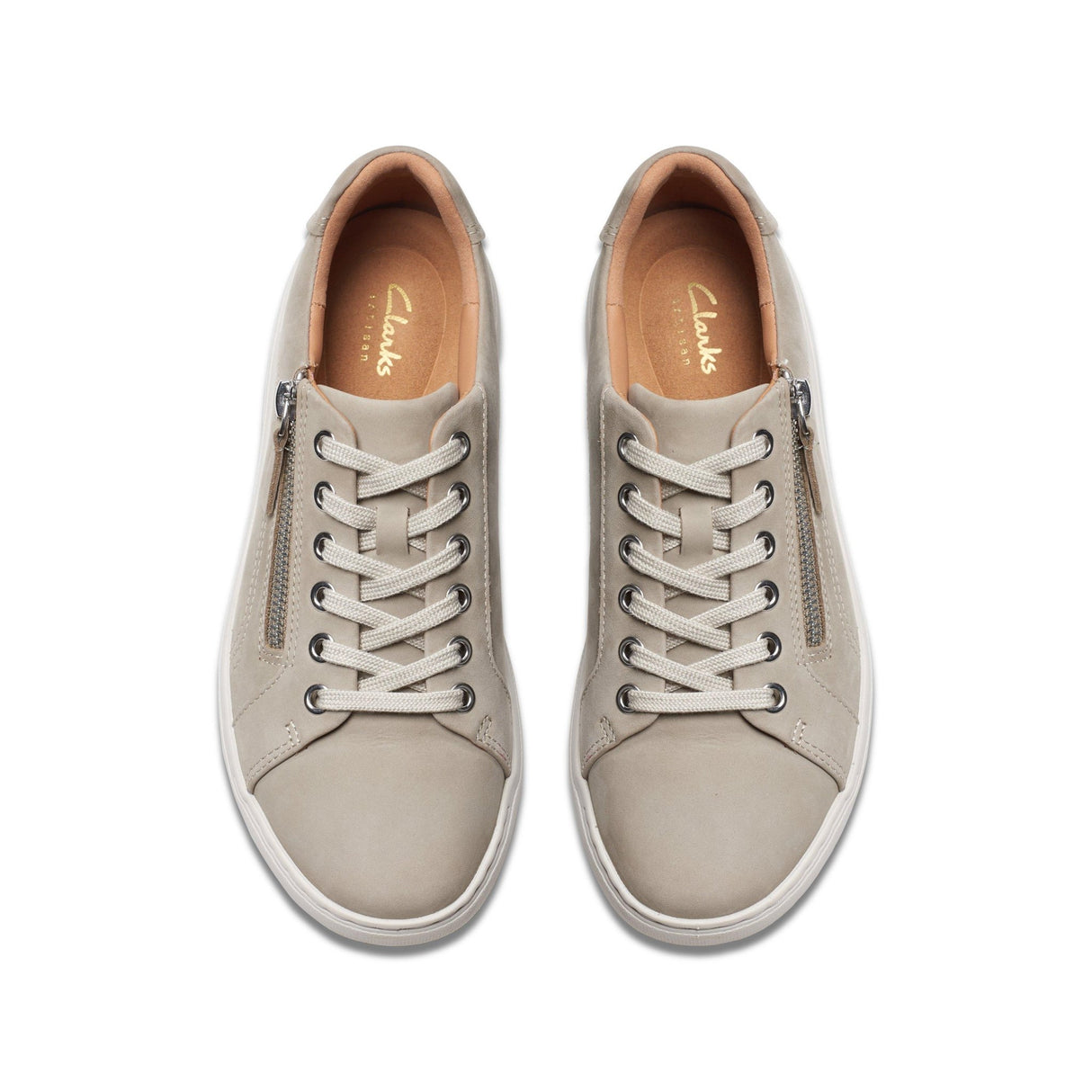 Clarks Women's Nalle Lace Stone Nubuck Shoes - A&M Clothing & Shoes - Westlock