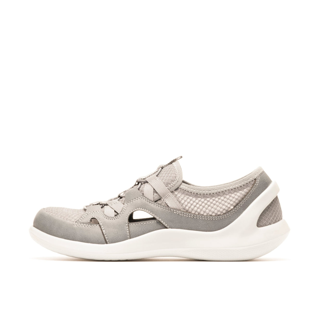 Clarks Women's Solevana Step Pale Grey Shoes - A&M Clothing & Shoes - Westlock