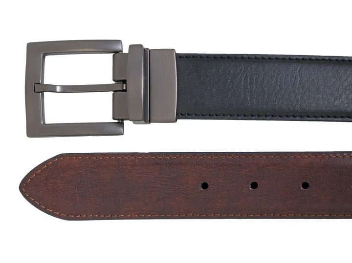 Custom Leather Men's Reversible Dress Belt - A&M Clothing & Shoes - Westlock