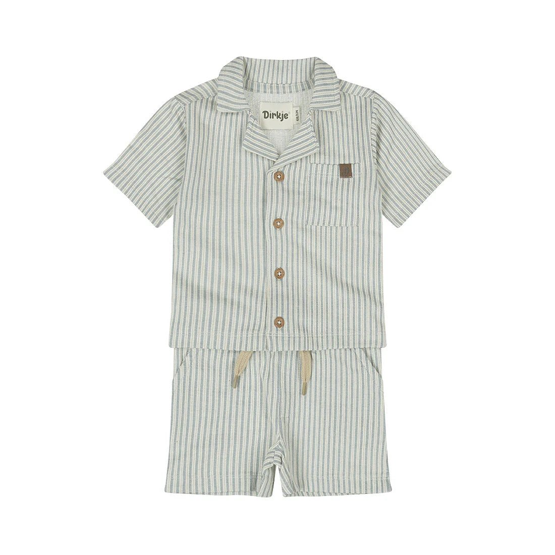 Dirkje Baby Boys Short Sleeve Shirt & Shorts Set - A&M Clothing & Shoes