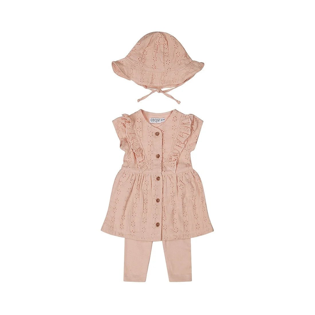 Dirkje Baby Girls 2pc Suit and Hat Set - A&M Clothing & Shoes - Westlock