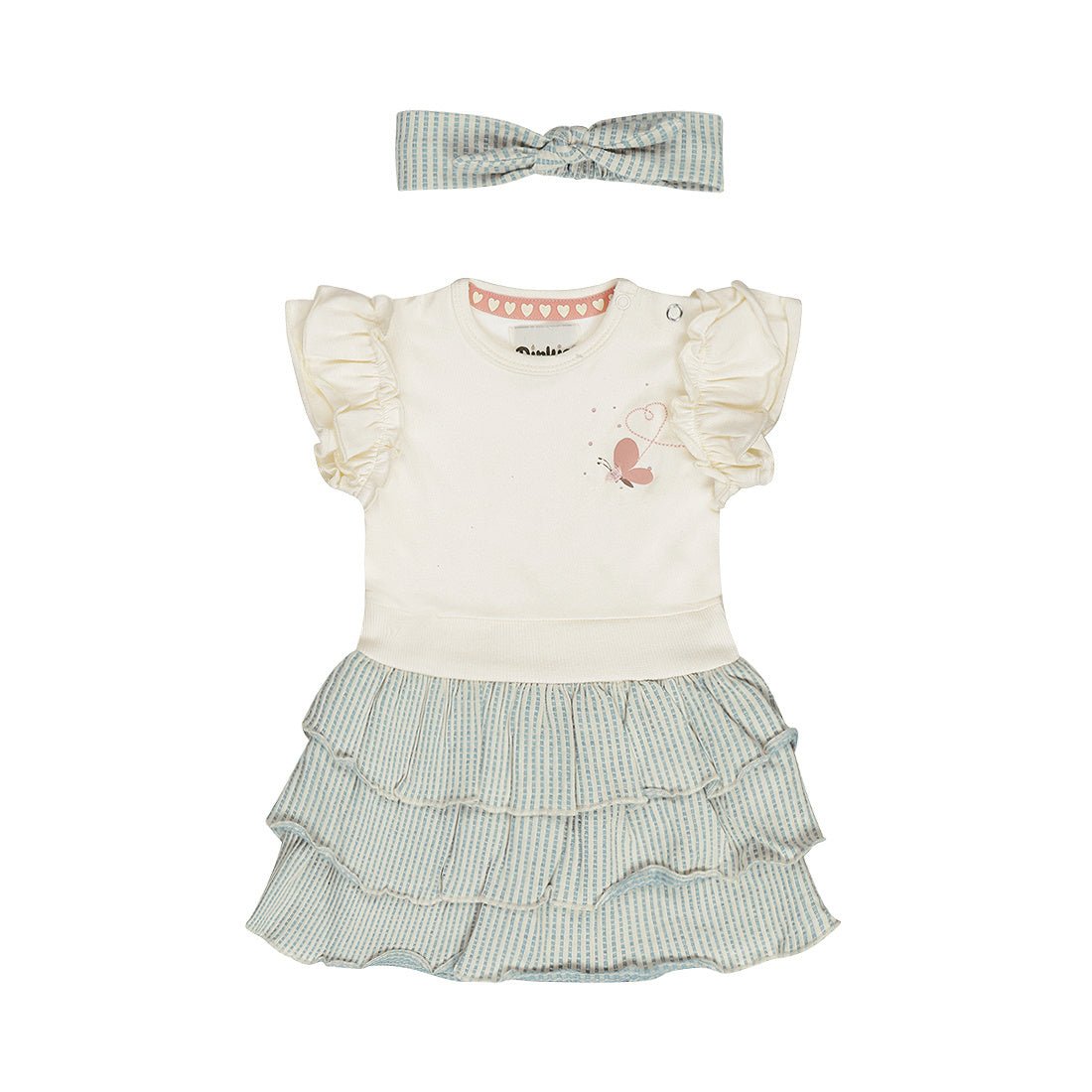 Dirkje Baby Girls Ruffle Dress & Headband Set - A&M Clothing & Shoes