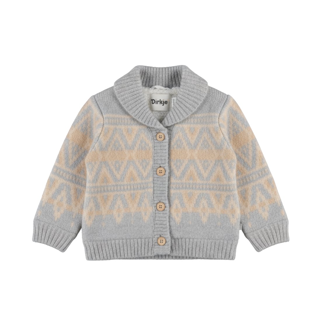Dirkje Baby Boys Button-Up Cardigan - Harbour Mist