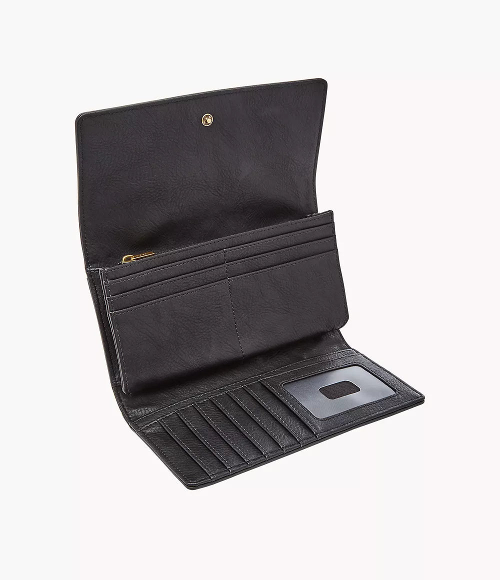 Fossil Women's Logan RFID Flap Clutch - A&M Clothing & Shoes - Westlock