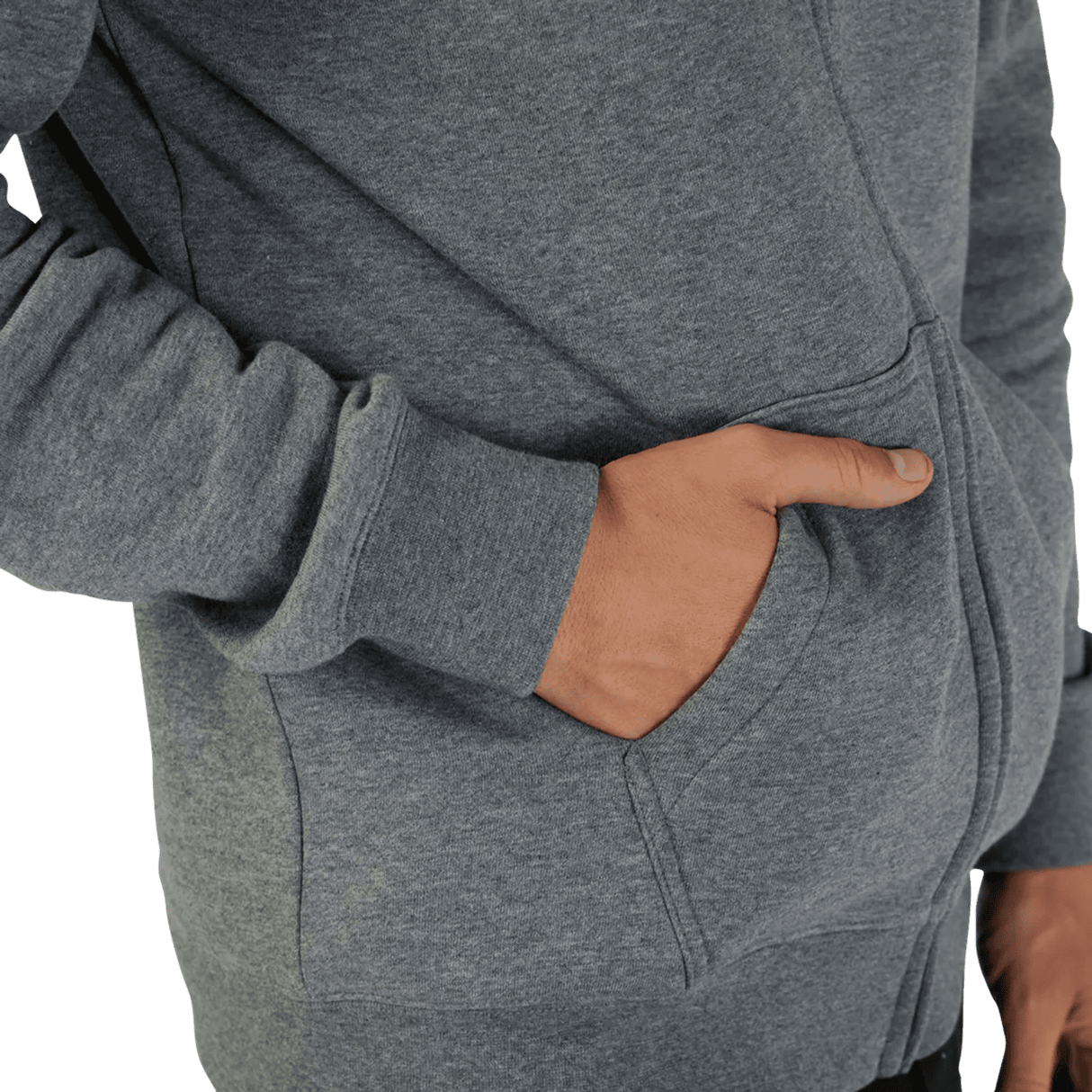 Fox Men's Absolute Fleece Zip Hoodie - Heather Graphite