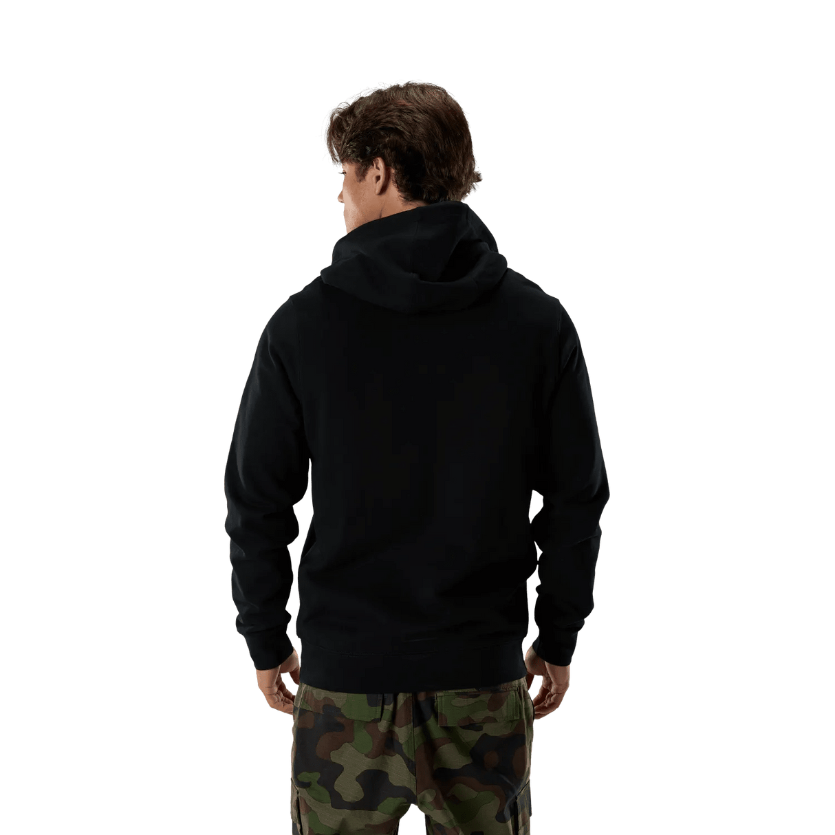 Fox Men's Fox Head Fleece Pullover Hoodie - Black/Red