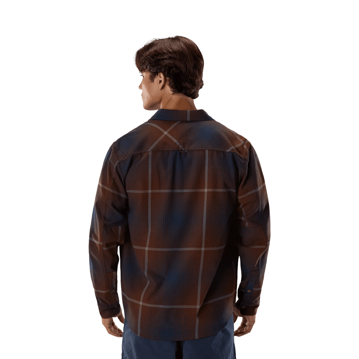 Fox Men's Survivalist Fire Flannel LS Shirt - Dark Brown