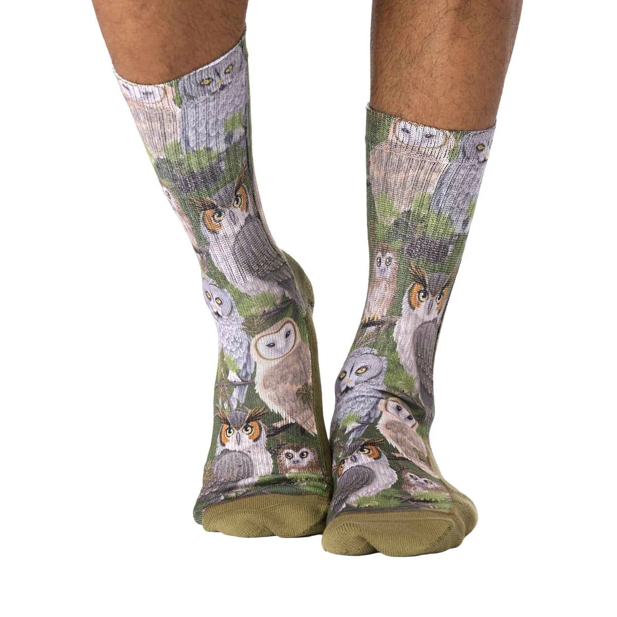 Good Luck Sock Men's Staring Owls Socks - A&M Clothing & Shoes
