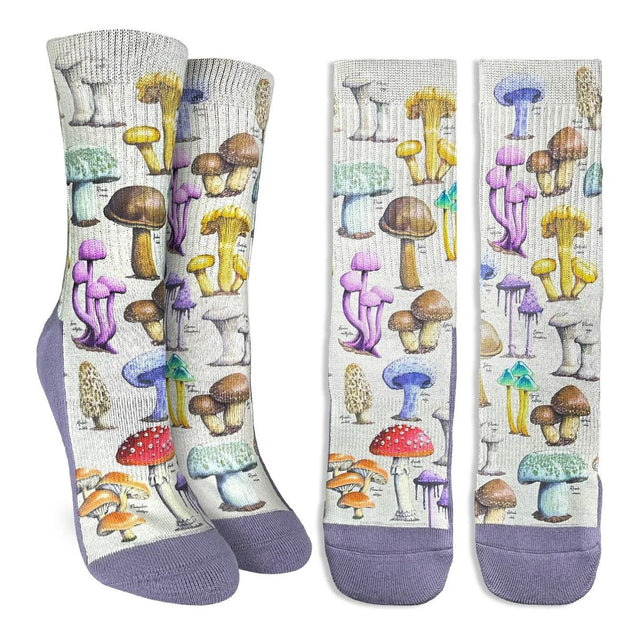 Good Luck Sock Women's Morphology of Mushrooms Socks - A&M Clothing & Shoes - Westlock