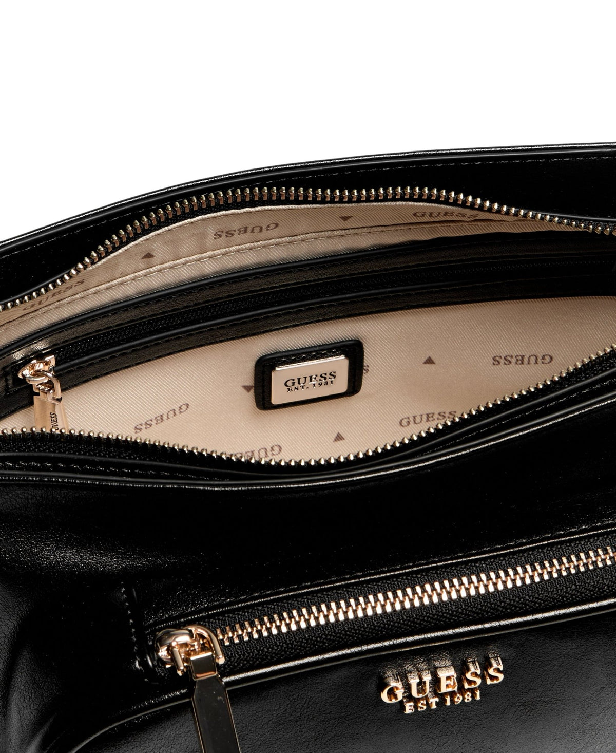 Guess Bronna Shoulder Bag - Black